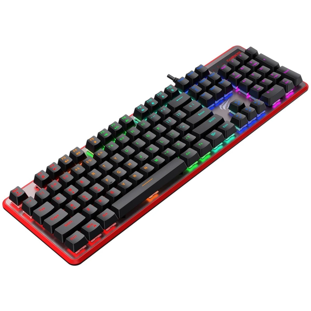 HAVİT GAMENOTE KB 870L RGB BACKLİT MEKANİK BLUE SWITCH TÜRKÇE SİYAH GAMİNG KLAVYE