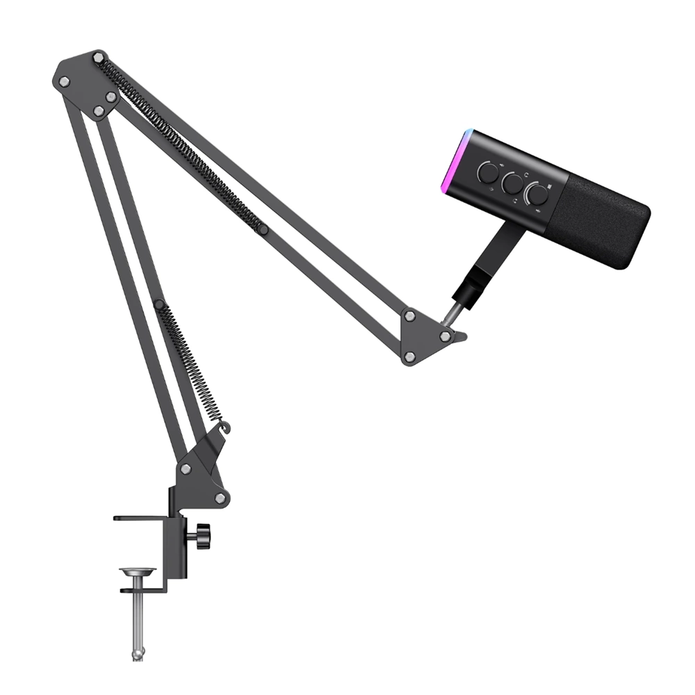 HAVİT GAMENOTE GK71 PRO RGB 24BIT 192KHZ YAYINCI MİKROFONU STANTLI SİYAH