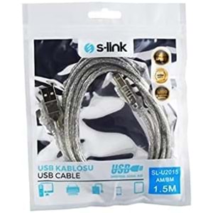 S-LINK SL-U2015 USB 1.5M PRINTER KABLO
