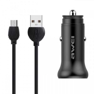 AWEI C-838 CAR CHARGER + USB DATA CABLE