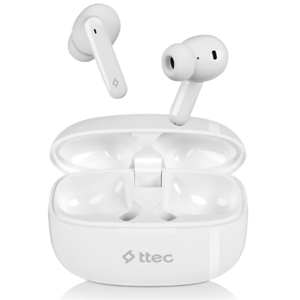 TTEC AIRBEAT SNAP WHITE BLUETOOTH HEADSET