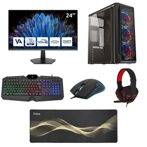 LANSMAN GAMING BUNDLE AMD RYZEN 5-5500 16 GB RAM 8 GB RTX3050 512 GB SSD 600W