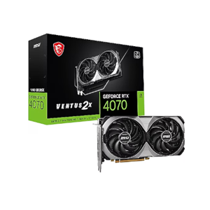 MSI GEFORCE RTX 4070 VENTUS 2X E 12G OC 12GB GDDR6X HDMI DP 192Bit