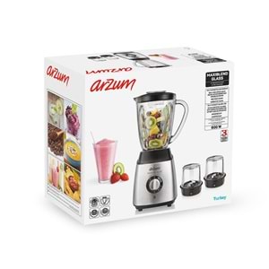 ARZUM AR1056 MAXIBLEND GLASS SÜRAHİ BLENDER INOX