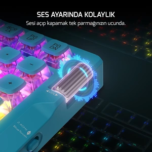 GAMEPOWER SENSE TKL RGB RED SWITCH MEKANIK GAMING KLAVYE