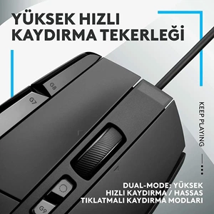 LOGITECH G502 X HERO 25600 DPI KABLOLU GAMING MOUSE-SİYAH