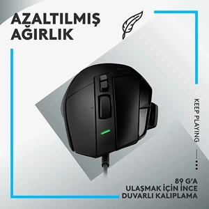 LOGITECH G502 X HERO 25600 DPI KABLOLU GAMING MOUSE-SİYAH