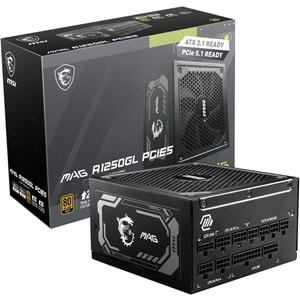 MSI MAG A1250GL 1250W 80+ GOLD POWER SUPPLY