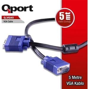 QPORT 5 M VGA KABLOSU