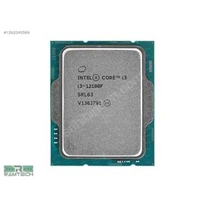 INTEL CORE i3-12100F 3.30 GHZ 12MB 1700P İŞLEMCİ