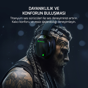 GAMEPOWER KAI TITANIUM X SİYAH MANYETIK PAD GAMING KULAKLIK