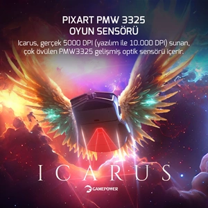 GAMEPOWER ICARUS RGB 10.000 DPI 9 TUŞ PRO OPTIK GAMING GAMING MOUSE