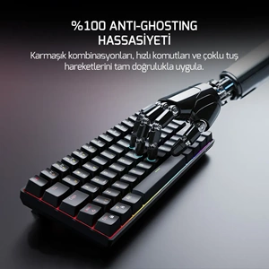 GAMEPOWER NEXA HE60 1K RGB KABLOLU MANYETIK SWITCH GAMING KLAVYE