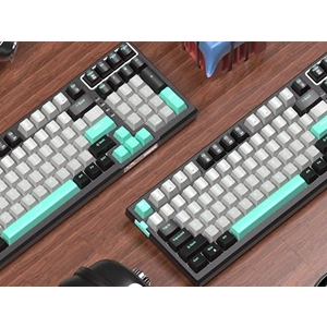 MageGee SKY98 Kablolu RGB Hot-Swap Gasket Siyah-Beyaz Gaming Mekanik Klavye