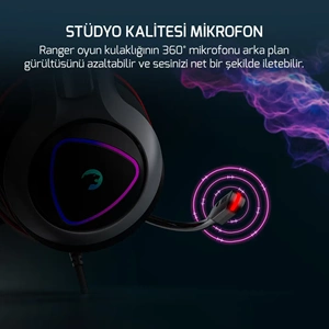 GAMEPOWER RANGER SIYAH 7.1 RGB GAMING KULAKLIK