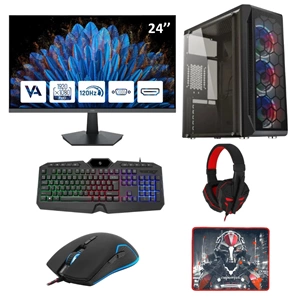 LANSMAN OEM BUNDLE RYZEN 5 5500-4 GB RX 550-16 GB DDR4 RAM-512 GB SSD NVME GAMING EKİPMAN