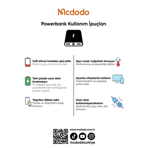 MCDODO MC-464 SLIM 5000 MAH 20W FAST POWERBANK
