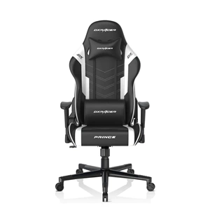 DXRacer P132 Yumuşak Yüzeyli Oyuncu Koltuğu Siyah/Beyaz