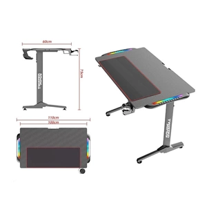 Twisted Minds T Design RGB Karbon Fiber RGB Gaming Oyuncu Masası