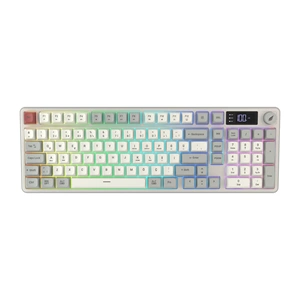 HAWK HK258RK GAMING HK258 MEMBRANE LCD RGB KABLOSUZ/BLUETOOTH KIRMIZI HAKİ FULL TÜRKÇE GAMING KLAVYE