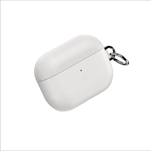 WIWU HC201AIRPODS PRO 3 BEYAZ DERİ KILIF