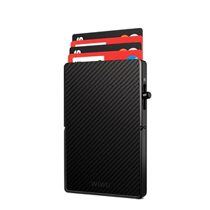 WIWU MW007 Warriors Pop-Up Magnetik Aramid Fiber Kaplı Standlı Kartlık