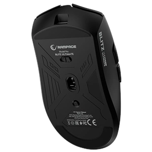 Rampage BLITZ ULTIMATE 8K BT+Wired+2.4G Siyah Kablosuz Gaming Oyuncu Mouse