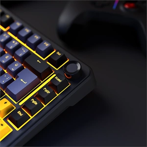 Rampage Yamikage Siyah Gri Sarı Hot Swap Gasket Kablosuz Türkçe Q Gaming Klavye