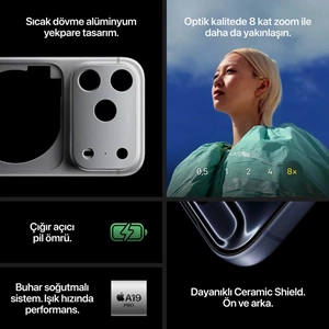 IPHONE 17 PRO 256 GB KOZMİK TURUNCU