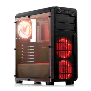 2.EL GAMING PC INTEL CORE i5-8400 8 GB DDR4 RAM 4 GB NVIDIA GTX 1050Ti 128 GB SSD 1 TB HDD 550W MESH LED IŞIKLI KASA