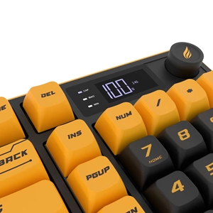 HAWK GAMING HK258CY KABLOSUZ SARI SIYAH KLAVYE