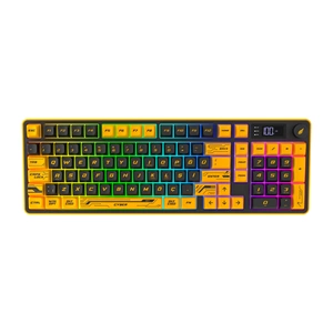 HAWK GAMING HK258CY KABLOSUZ SARI SIYAH KLAVYE