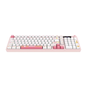 HAWK GAMING HK258WP KABLOSUZ BEYAZ PEMBE KLAVYE