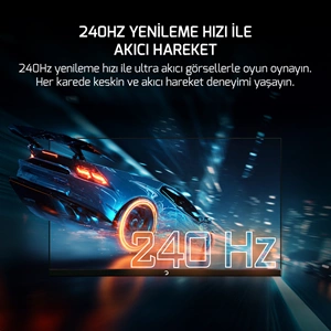 GAMEPOWER SONIC V40 27'' 240Hz 0.5Ms Fast IPS Fhd RGB Gaming Monitör
