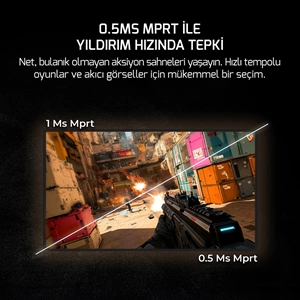GAMEPOWER SONIC V40 27'' 240Hz 0.5Ms Fast IPS Fhd RGB Gaming Monitör