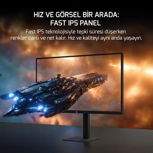 GamePower Kaze Dual 27¨ 0.5Ms 4K 160Hz - FHD 320Hz Fast IPS Pivot Dual Gaming Monitör