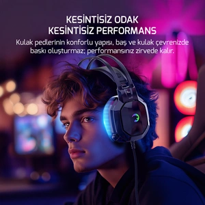GAMEPOWER RYO SIYAH 7.1 RAINBOW GAMING KULAKLIK