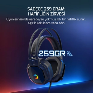 GAMEPOWER RYO SIYAH 7.1 RAINBOW GAMING KULAKLIK