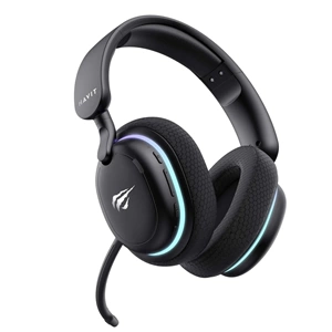 HAVİT GAMENOTE FUXI-H7 RGB KABLOSUZ GAMING KULAKLIK SİYAH