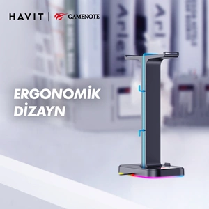 HAVİT GAMENOTE TH650 RGB IŞIKLI GAMİNG KULAKLIK STANT