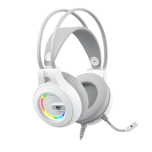 HAVİT GAMENOTE H2040D RGB BEYAZ GAMİNG MİKROFONLU KULAKLIK