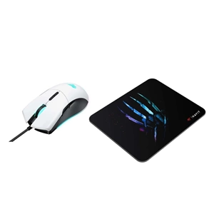 HAVİT GAMENOTE MS1037CM KABLOSUZ MOUSE- MOUSE PAD SET BEYAZ