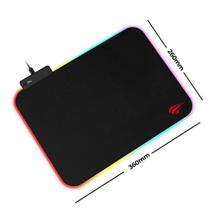 HAVİT GAMENOTE MP901 360-260 3mm RGB IŞIKLI GAMİNG MOUSE PAD