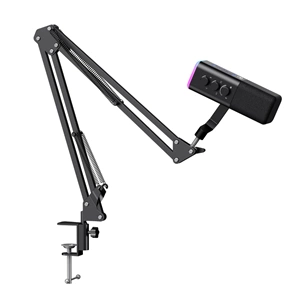 HAVİT GAMENOTE GK71 PRO RGB 24BIT 192KHZ YAYINCI MİKROFONU STANTLI SİYAH