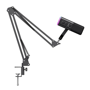 HAVİT GAMENOTE GK71 PRO RGB 24BIT 192KHZ YAYINCI MİKROFONU STANTLI SİYAH