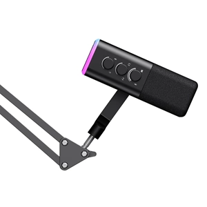 HAVİT GAMENOTE GK71 PRO RGB 24BIT 192KHZ YAYINCI MİKROFONU STANTLI SİYAH