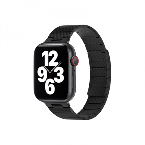 WIWU WB009 BLACK CARBON FIBER PATTERN MAGNETIC WATCH BAND 42-44-45-49MM