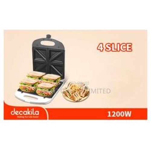 DECAKILA KEEC071W SANDWICH MAKER 1200W