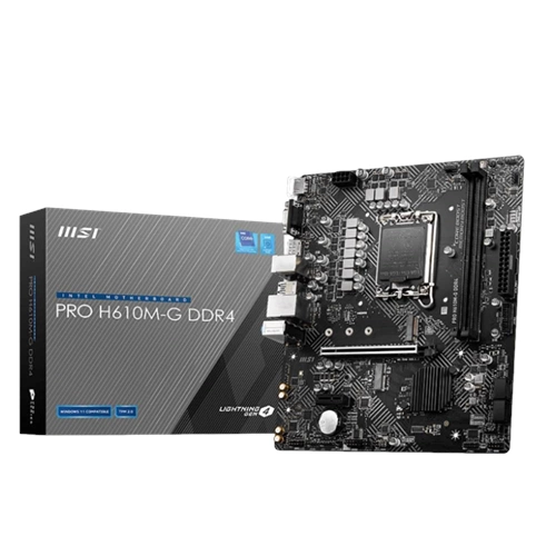MSI PRO H610M DDR4 3200 MHZ mATX 1700 PIN