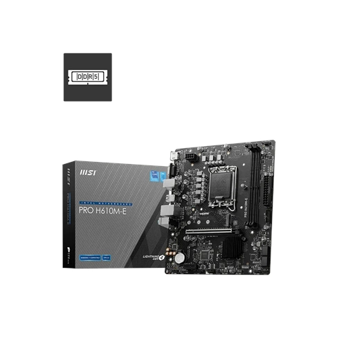 MSI PRO H610M-E 5600 MHZ DDR5 HDMI M.2 1700 PIN